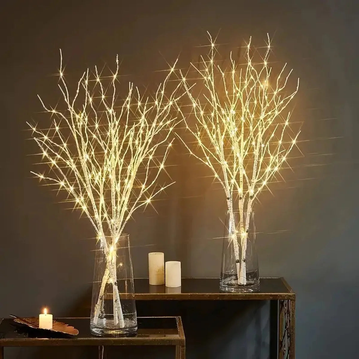 1 PC White Birch Branch Light LED